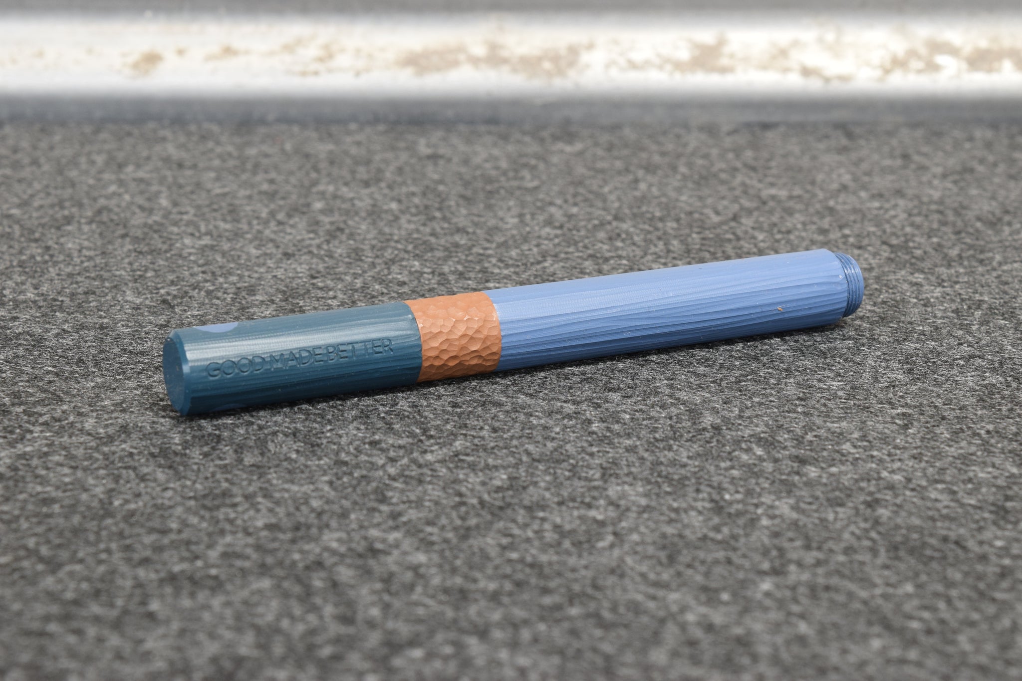 Prototype Popstop Fountain Pen – Double Blues/Brown