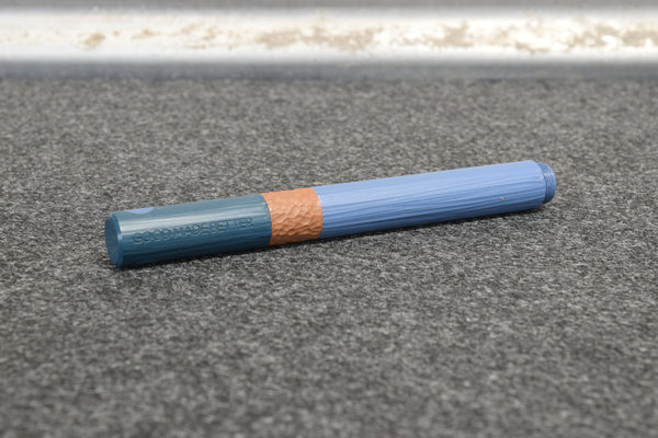 Prototype Popstop Fountain Pen – Double Blues/Brown