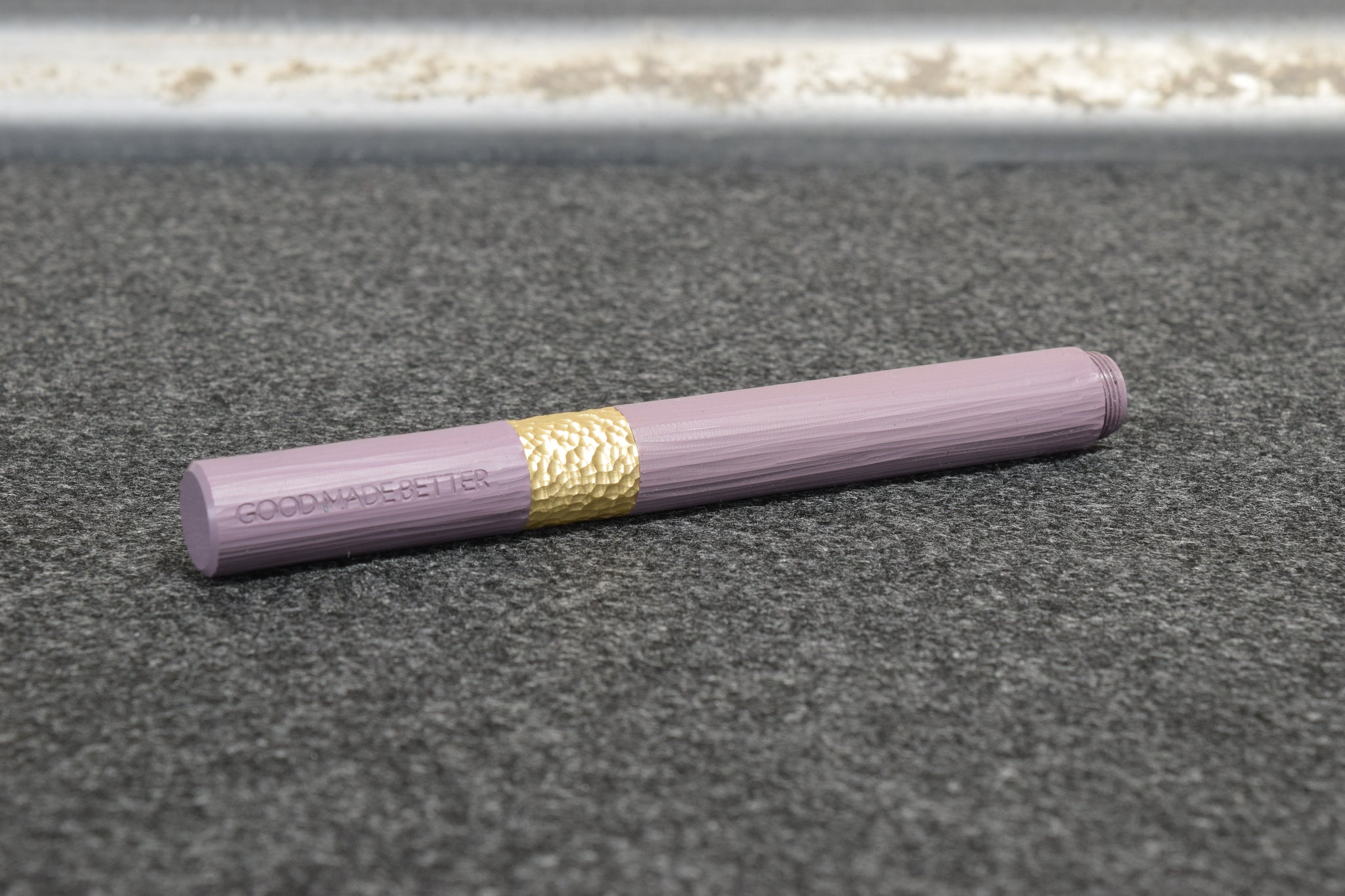 Prototype Popstop Fountain Pen – Lilac with Brass