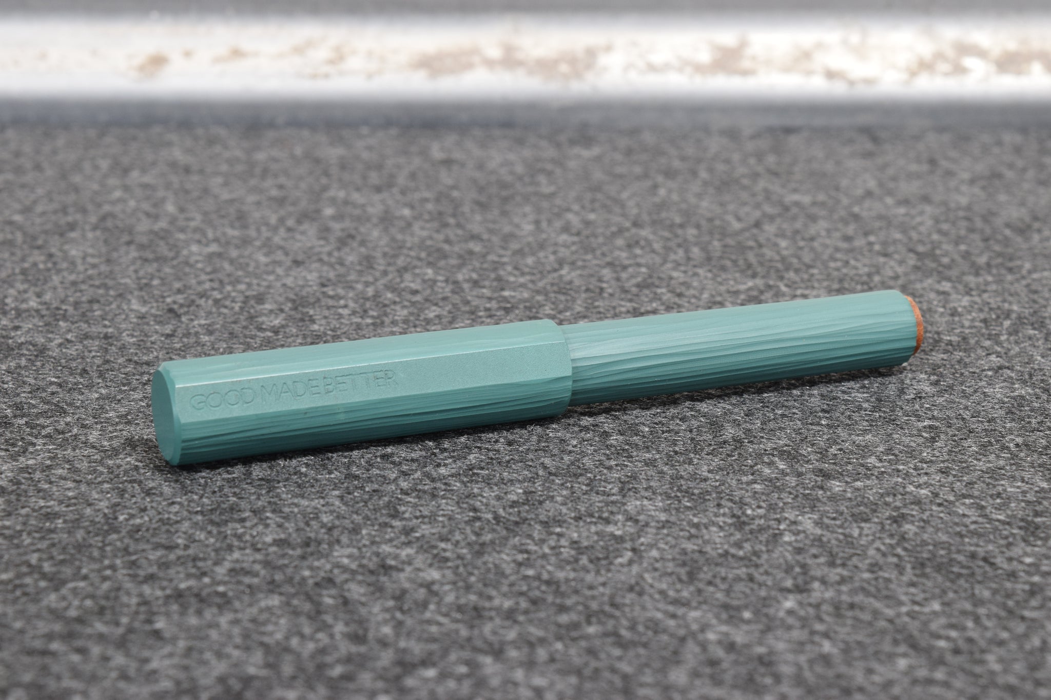 Muse Fountain Pen – Green with Micarta Accents