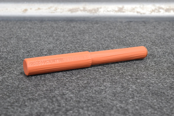 Muse Fountain Pen – Burnt Orange with Micarta Accents