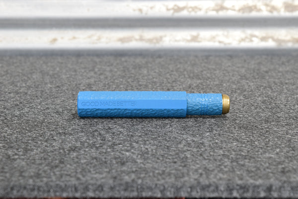 Jester Fountain Pen – Orion Blue/Brass (Hammered)